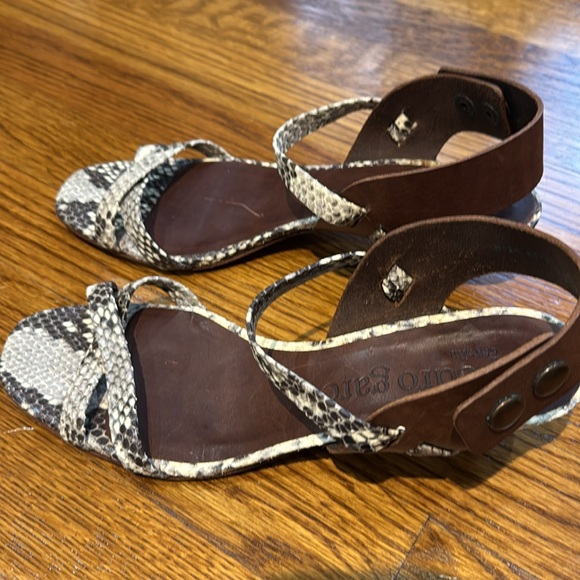 Pedro Garcia python sandals size 38.5 - Picture 4 of 8